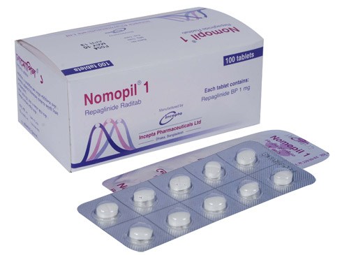 Nomopil 1 mg Tablet-10's Strip