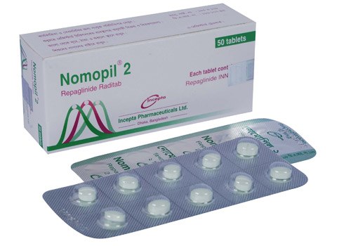 Nomopil 2 mg Tablet-10's Strip