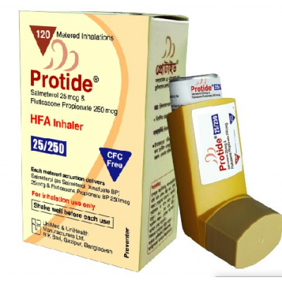 Protide 25/250 HFA Inhaler-120 metered doses