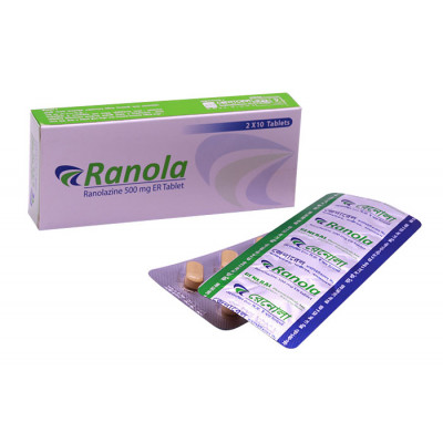 Ranola 500 mg Tablet-10's Strip