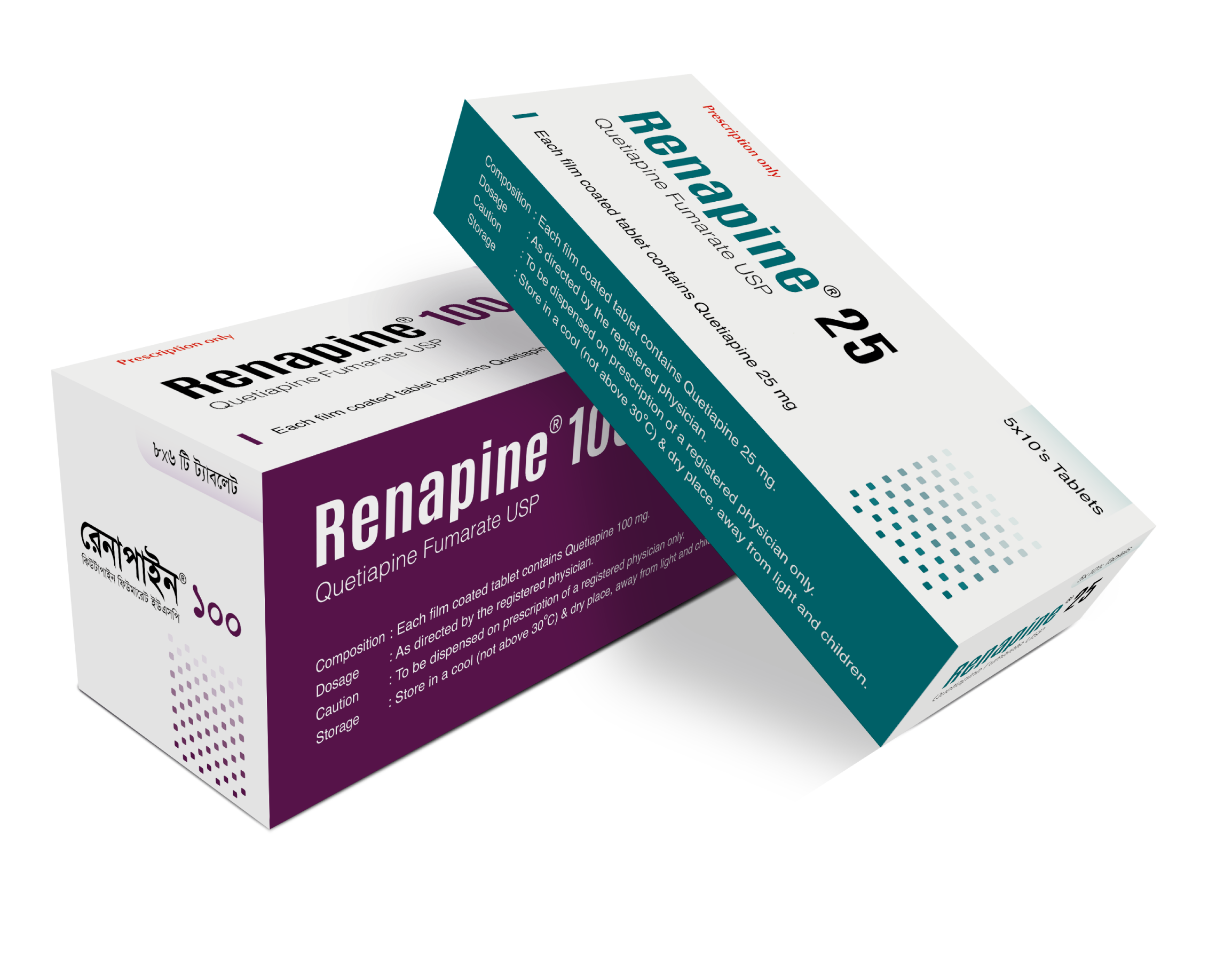 Renapine 100 mg Tablet-6's Strip