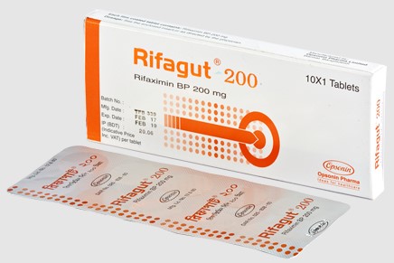 Rifagut 200 mg Tablet-10's Pack