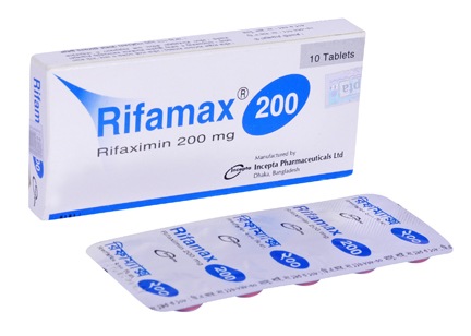 Rifamax 200 mg Tablet-10?s Pack