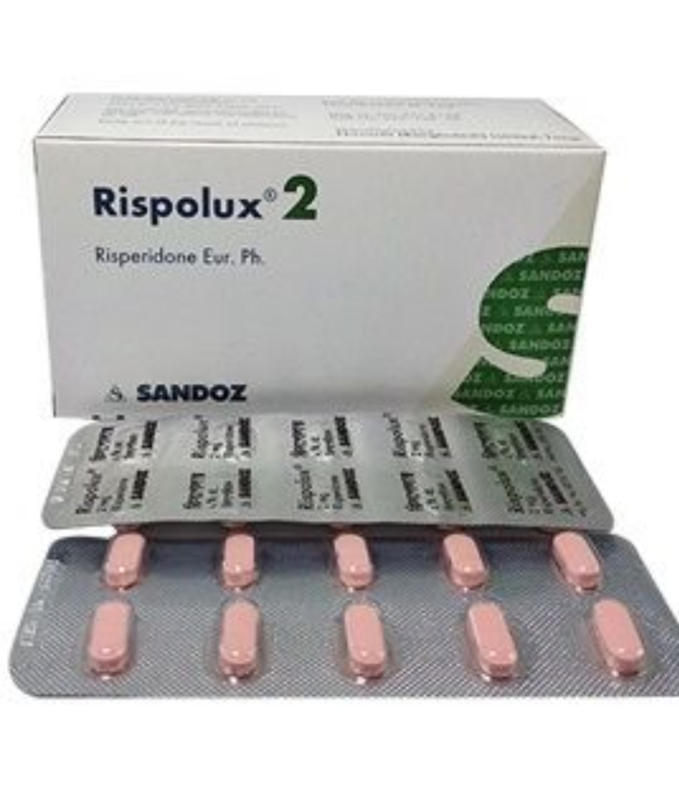 Rispolux 2 mg Tablet-10's Strip