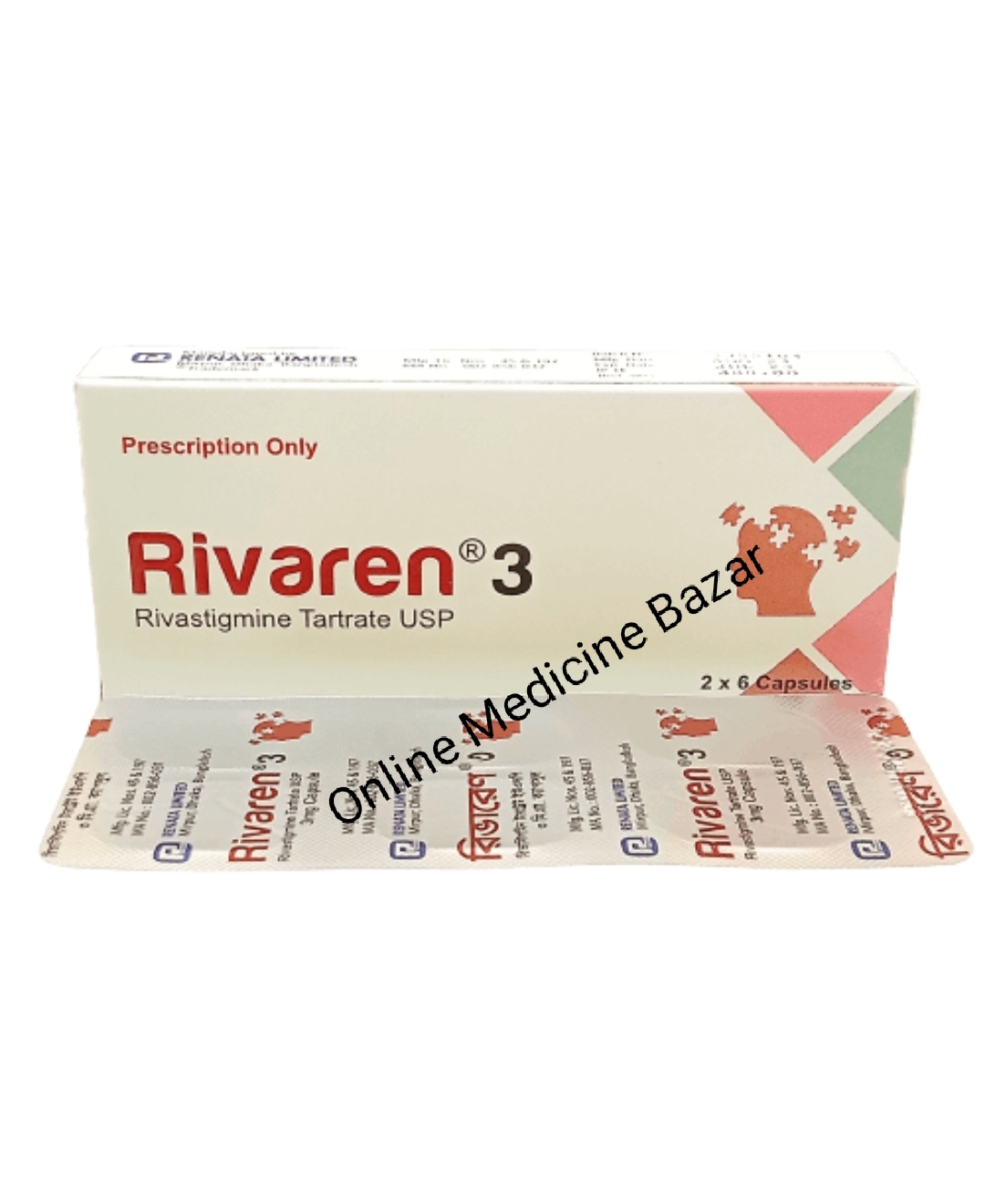 Rivaren 3 mg Capsule-12's Pack