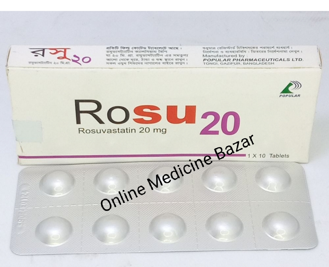 Rosu 20 mg Tablet-10's Pack