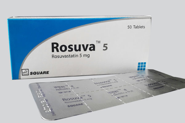 Rosuva 5 mg Tablet-10's Strip