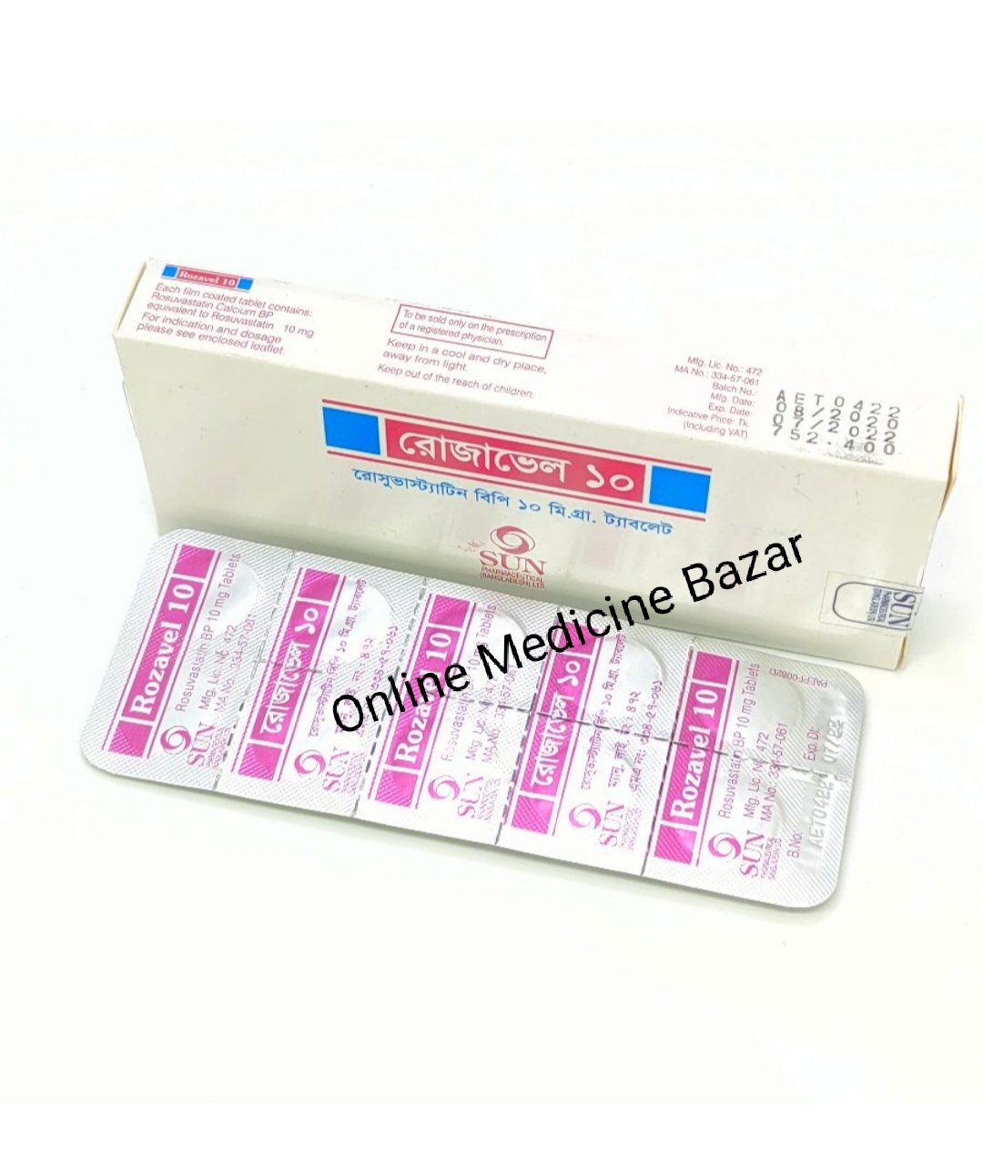 Rozavel 10 mg Tablet-10's Strip