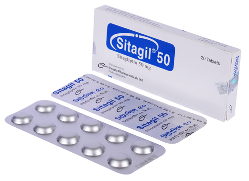 Sitagil 50 mg Tablet-10's Strip