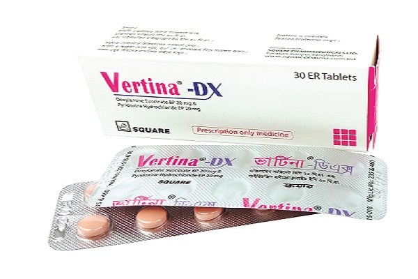 Vertina-DX Tablet-10's Strip