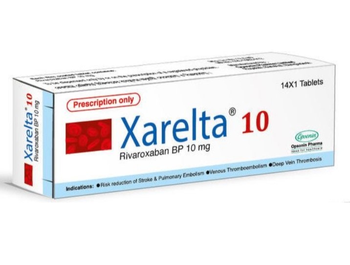 Xarelta 10 mg Tablet-14's Pack