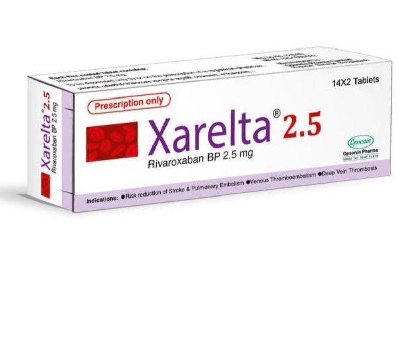 Xarelta 2.5 mg Tablet-28's Pack