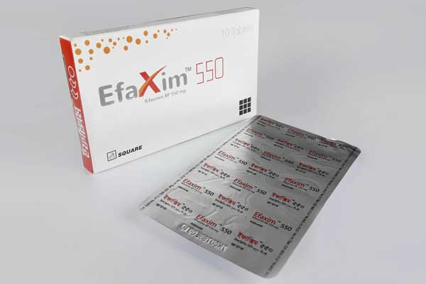 Efaxim 550 mg Tablet-10's Pack