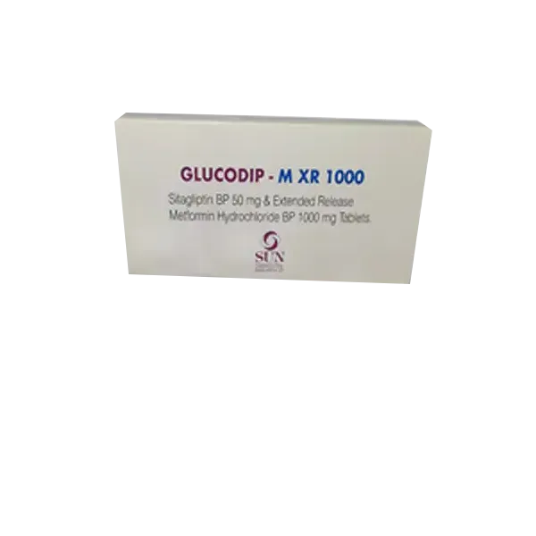 Glucodip M XR 50 mg+1000 mg Tablet-30's Pack