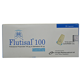 Flutisal 100 Convicap Capsule-30's Pack