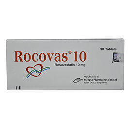 Rocovas 10 mg Tablet-10's Strip