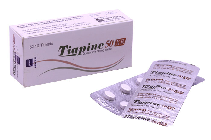 Tiapine XR 50 mg Tablet-10's Strip