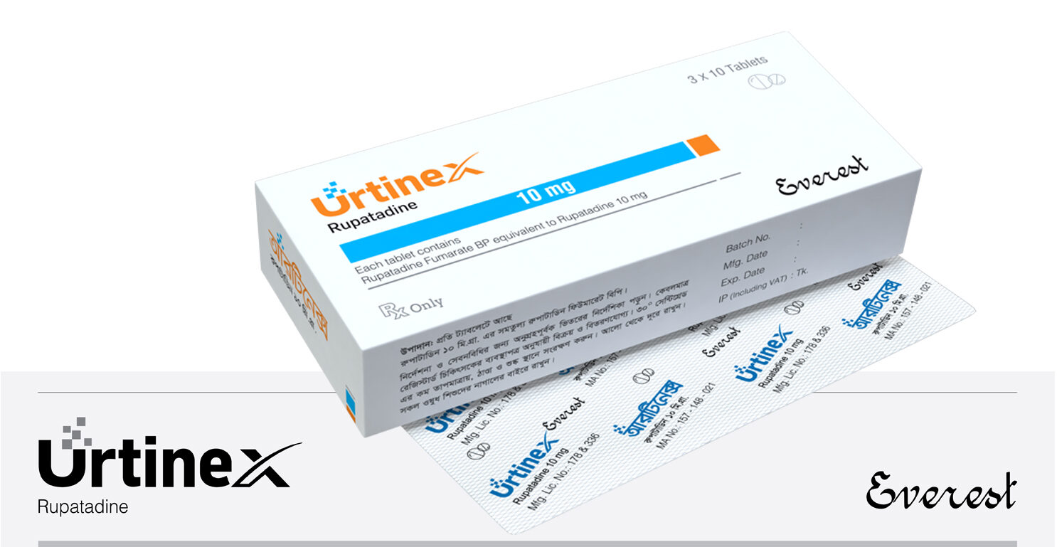 Urtinex 10 mg Tablet- 30's Pack