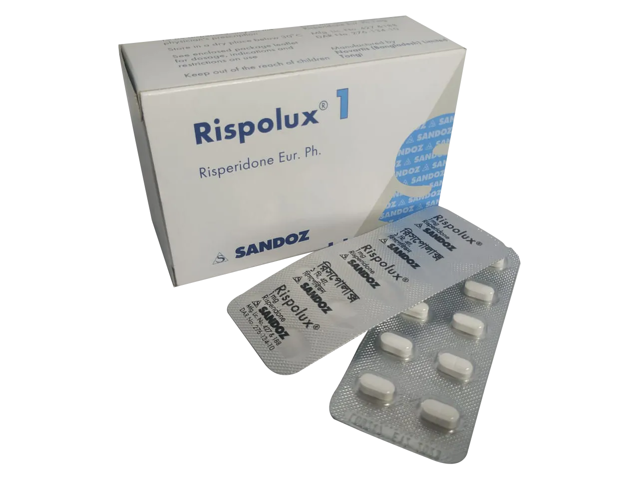 Rispolux 1 mg Tablet-10's Strip