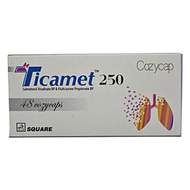 Ticamet 250 Cozycap Capsule-6's Strip