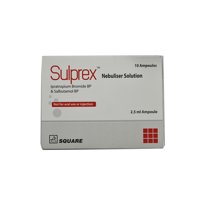 Sulprex Nebuliser Solution-10's Pack