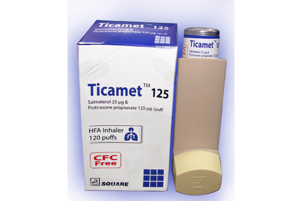 Ticamet 125 HFA Inhaler-120 metered doses