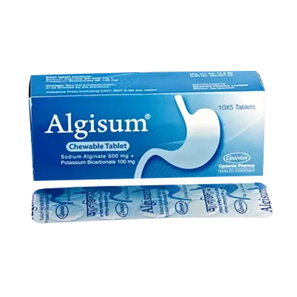 Algisum Chewable Tablet-50's Pack