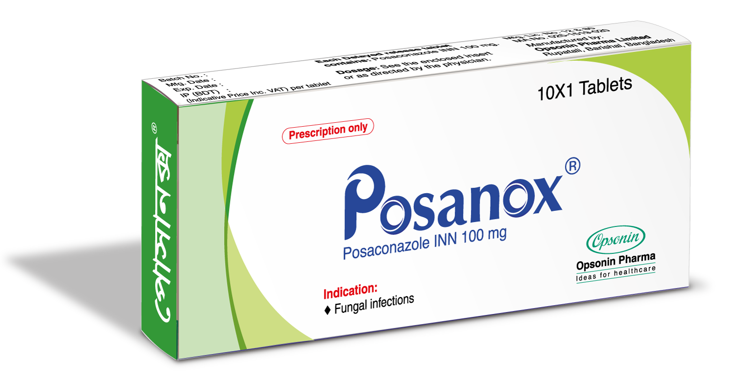 Posanox 100 mg Tablet-10's Pack