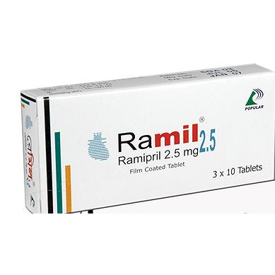Ramil 2.5 mg Tablet-10's Strip
