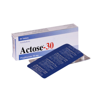 Actose 30 mg Tablet-20's Pack