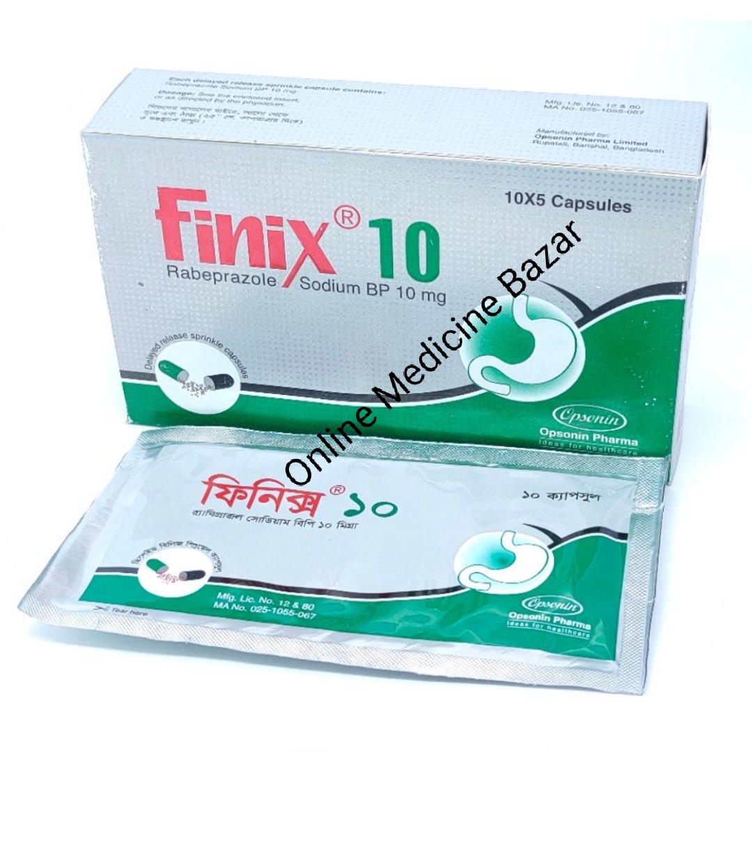 Finix 10 mg Capsule-10's Strip