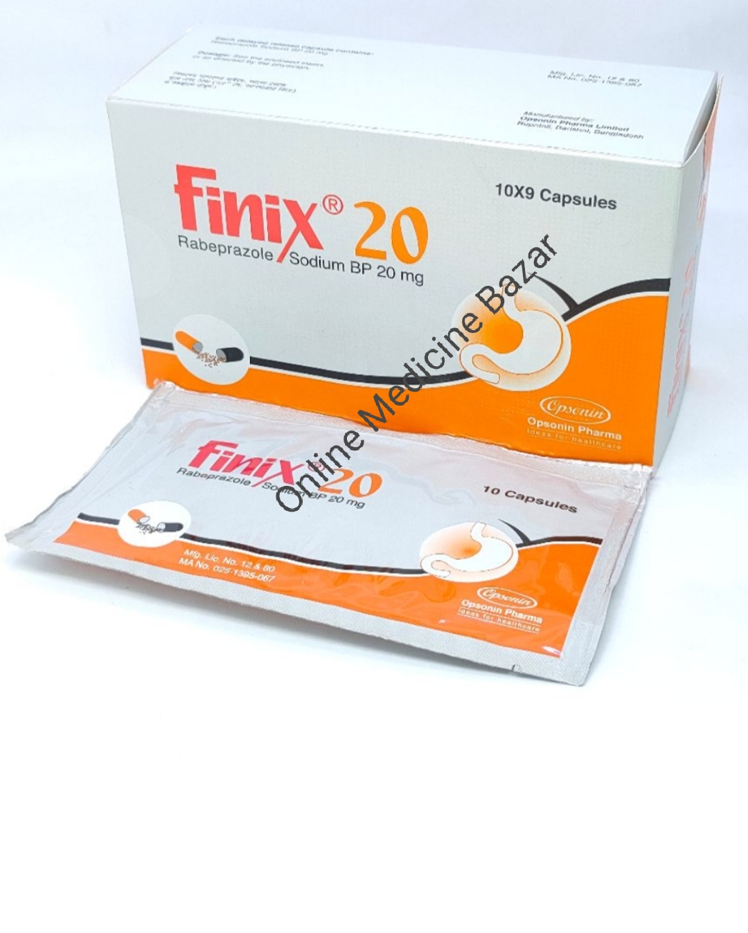 Finix 20 mg Capsule-10's Strip