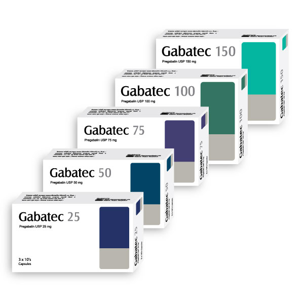 Gabatec 150 mg Capsule-24's Pack