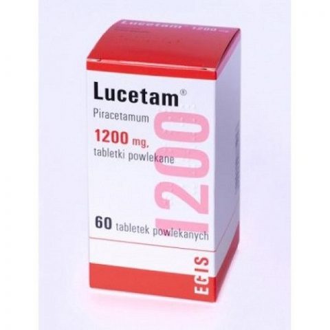 Lucetam 1200 mg Tablet-20's Pack