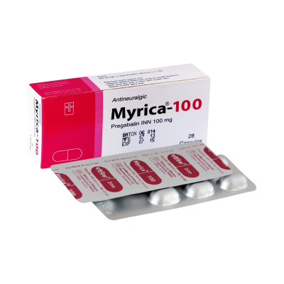 Myrica 100 mg Capsule-28's Pack