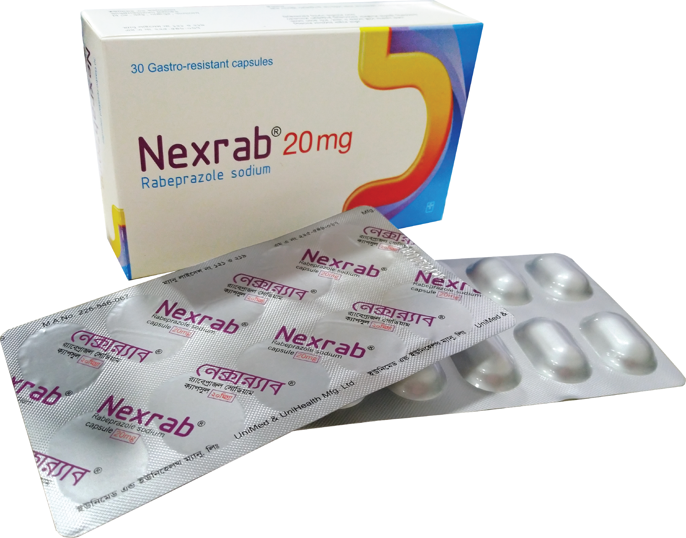 Nexrab 20 mg Capsule-10's Strip