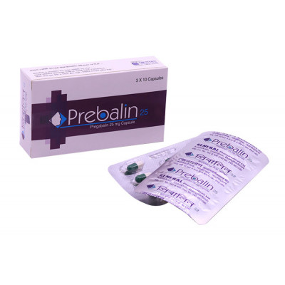 Prebalin 25 mg Capsule-10's Strip