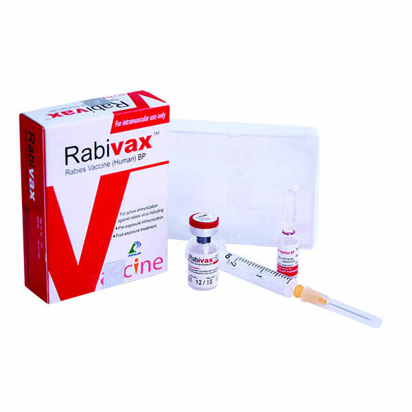 Rabivax 2.5 IU/ml IM/SC Injection