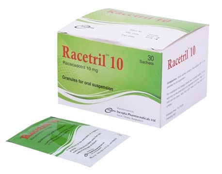 Racetril 10 mg/Sachet Oral Powder-30's Pack