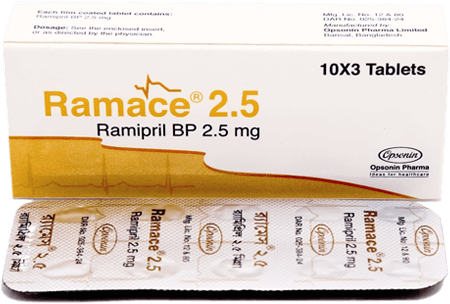Ramace 2.5 mg Tablet-10's Strip
