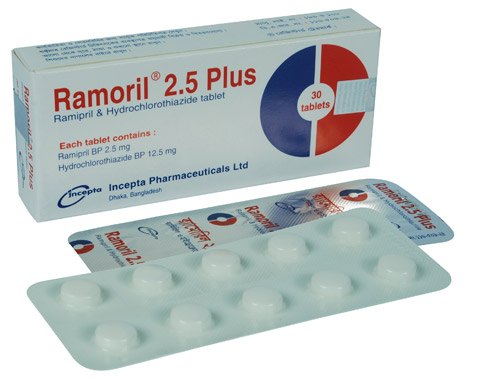 Ramoril Plus 2.5 mg Tablet-10's Strip