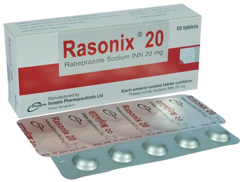 Rasonix 20 mg Tablet-10's Strip