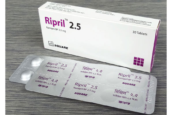 Ripril 2.5 mg Tablet-10's Strip