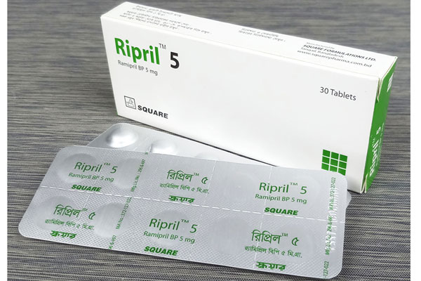 Ripril 5 mg Tablet-10's Strip