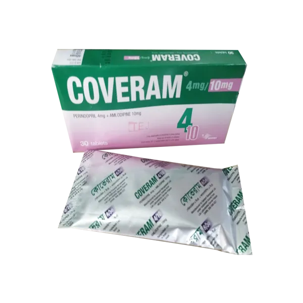 Coveram 4 mg+10 mg Tablet-30's Pack