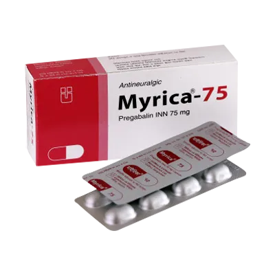 Myrica 75 mg Capsule-7's Strip