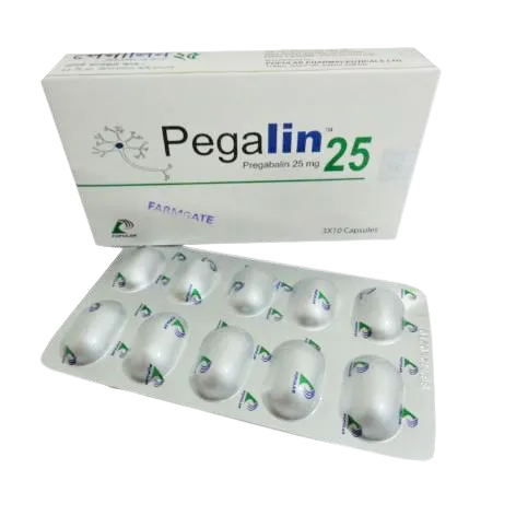 Pegalin 25 mg Capsule-10's Strip