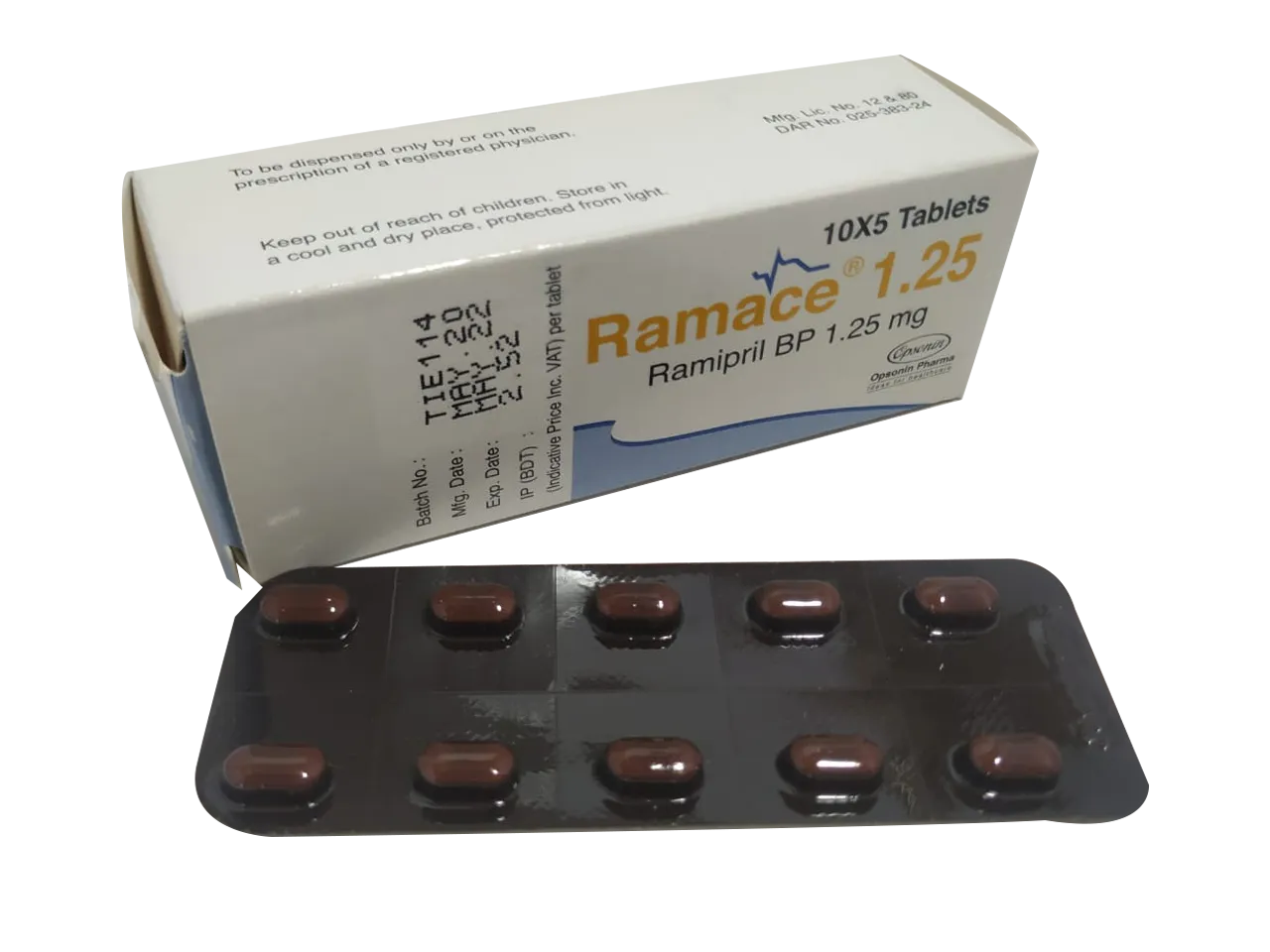 Ramace 1.25 mg Tablet-10's Strip