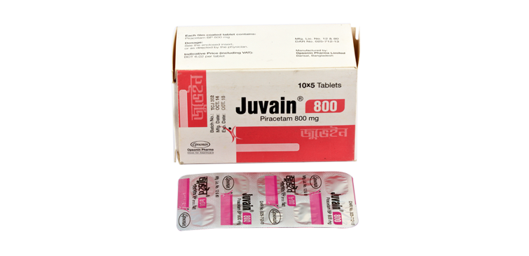 Juvain 800 mg Tablet-10's Strip