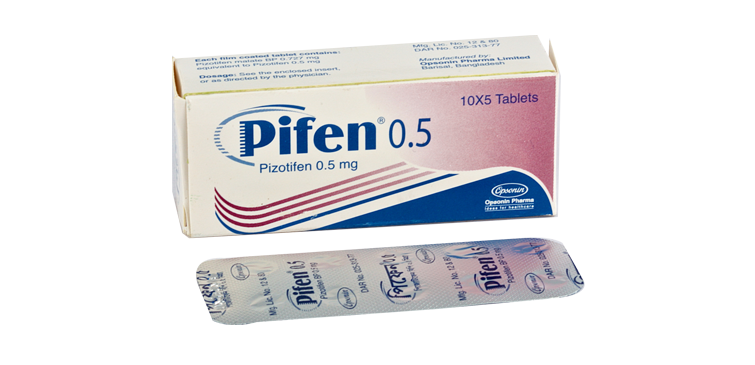 Pifen 0.5 mg Tablet-50's Pack